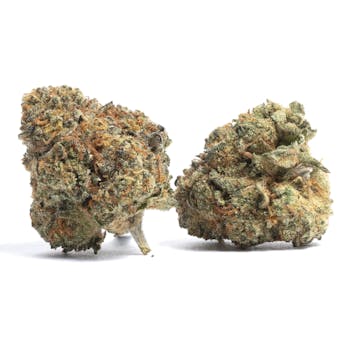 Two nugs of the Girl Crush cannabis strain from Leafly