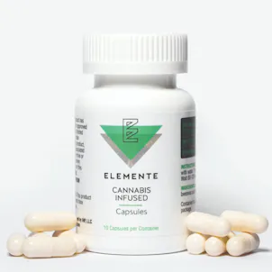Photo of THC Indica Capsules 50mg 10-pack