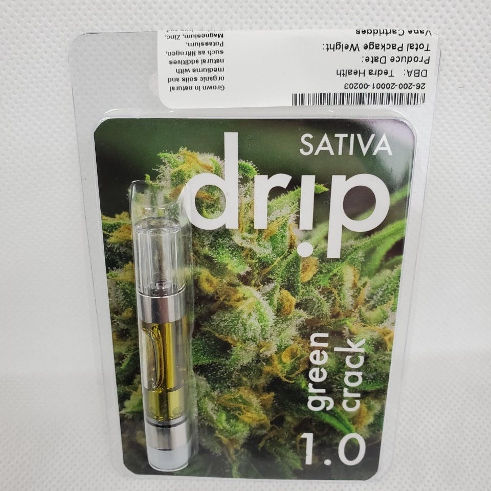 DRiP Green Crack Cartridge 1g Leafly
