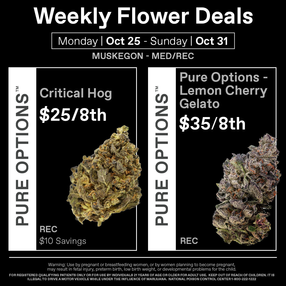 Pure Options Muskegon Medical Dispensary Menu, Reviews & Photos