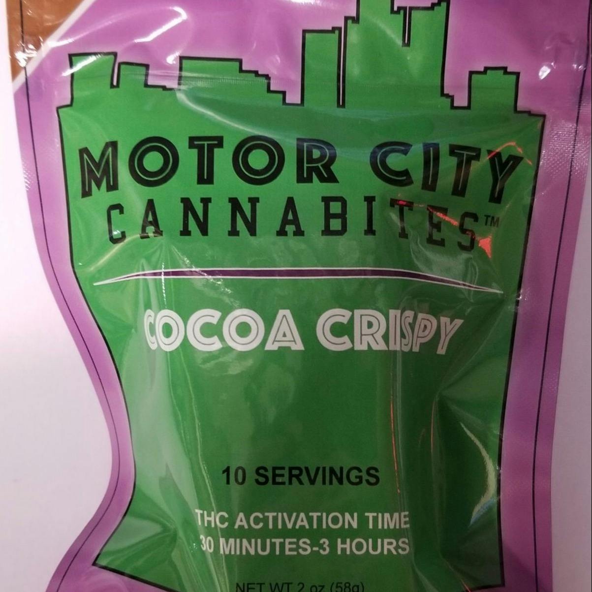 Motor City High Cocoa Rice Crispy Treat Cannabites 100mg Leafly