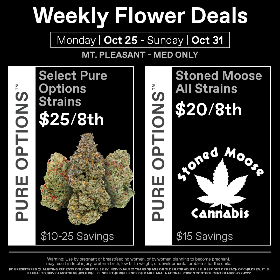 Pure Options Mt. Pleasant Dispensary Menu, Reviews & Photos
