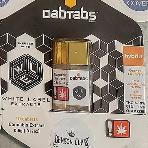 DabTabs Orange Fire Dab Tabs 5g 10pack Leafly