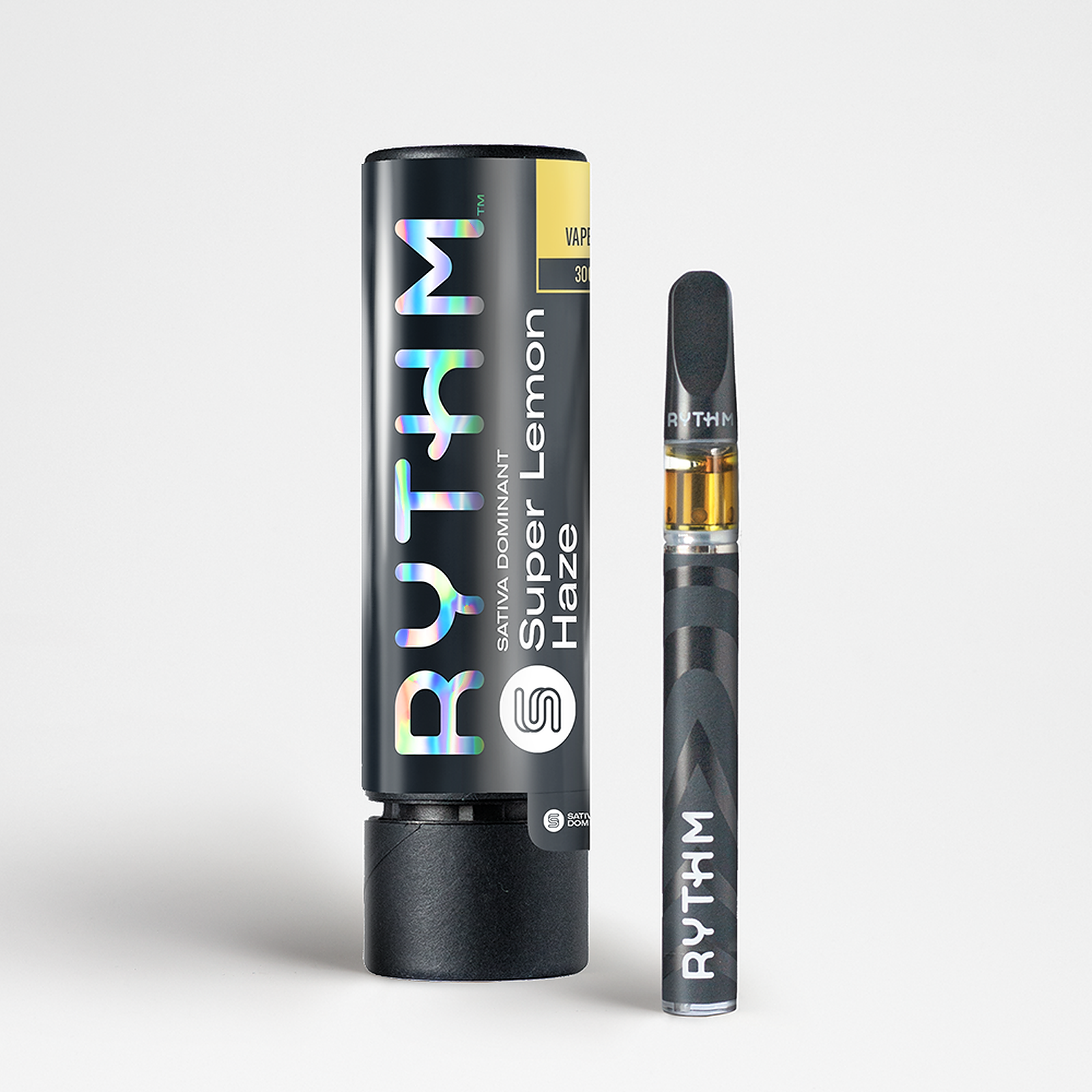 RYTHM: RYTHM Sativa Dominant Ready To Use Vape Pen Super Lemon Haze ...