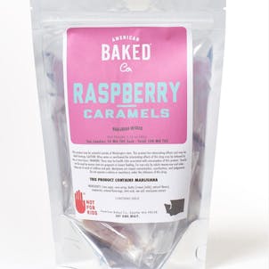 Product image for Raspberry Caramels 100mg 10-pack