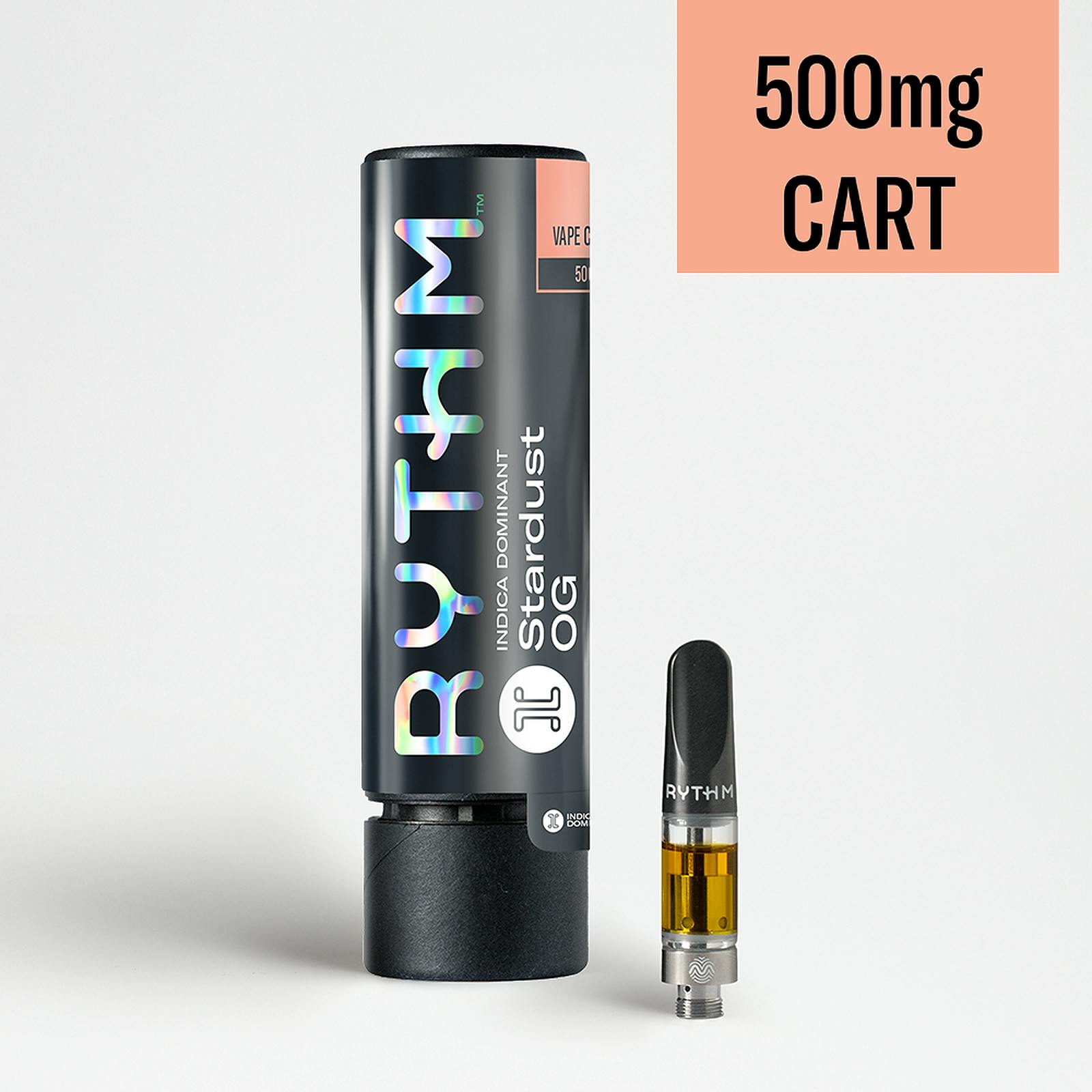 RYTHM: RYTHM Indica Dominant Vape Cartridge Stardust OG 500mg | Leafly