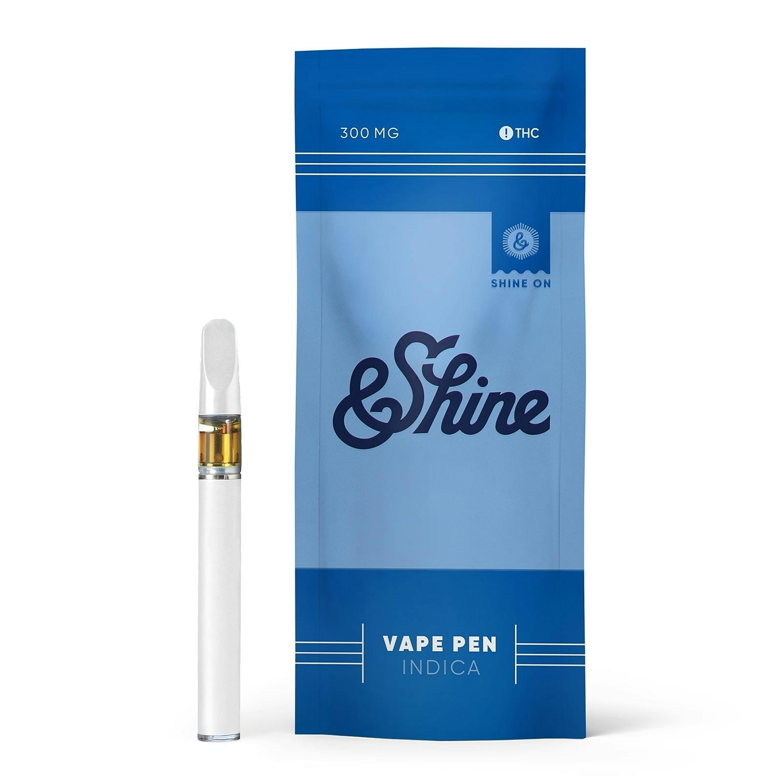 &Shine: &Shine - 300mg Disposable Vape - Indica | Leafly