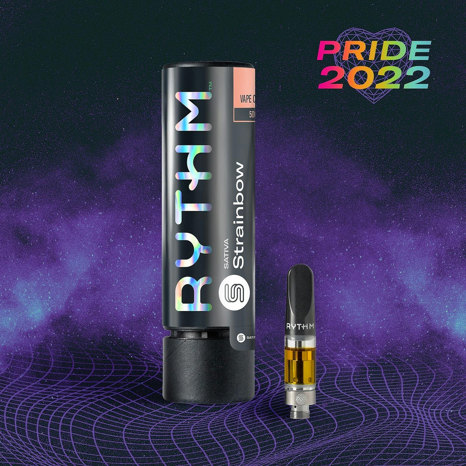 Rythm Rythm Strainbow Vape Cartridge Sativa Vape 500mg Leafly 7463