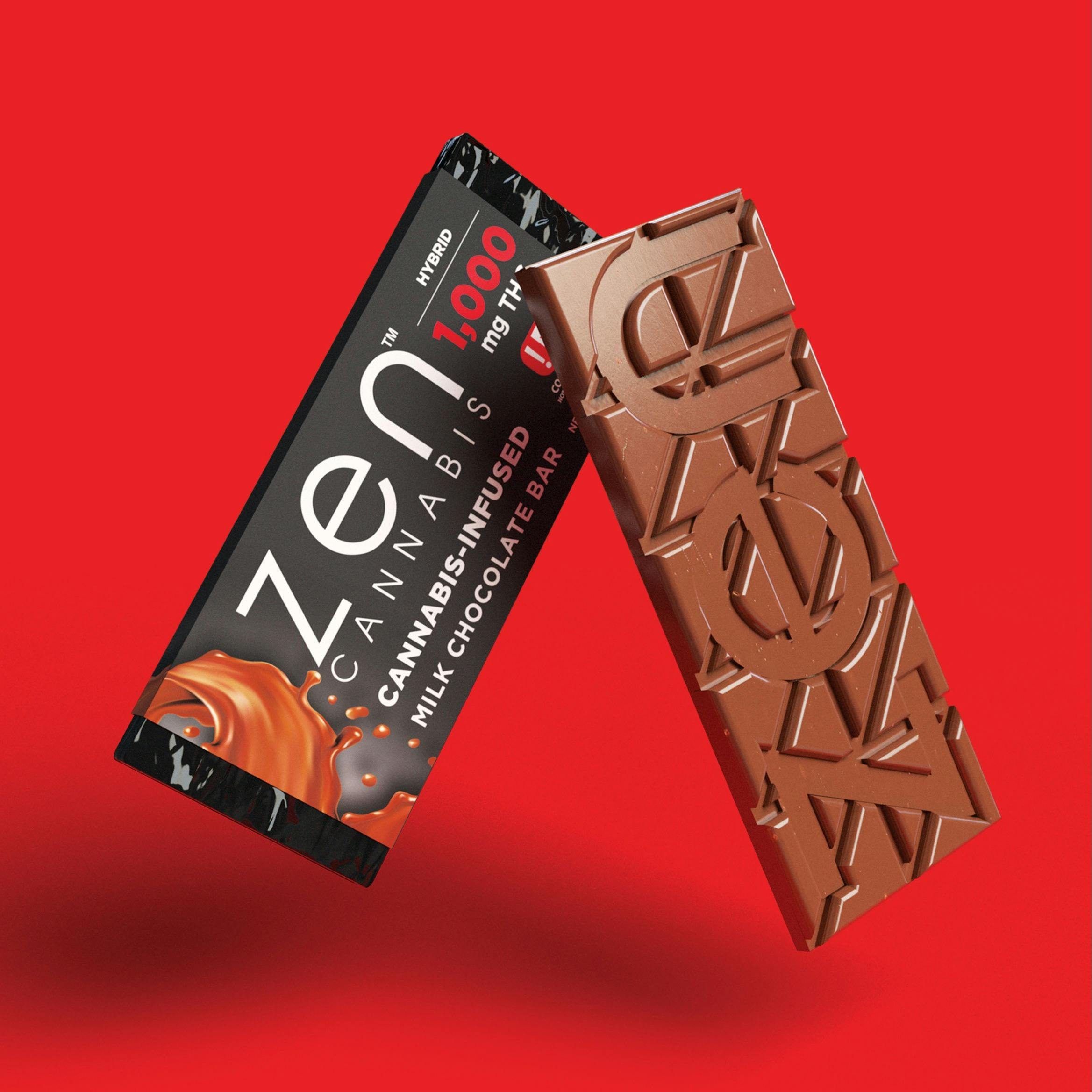 Zen Cannabis Chocolate Bar 1000mg Leafly