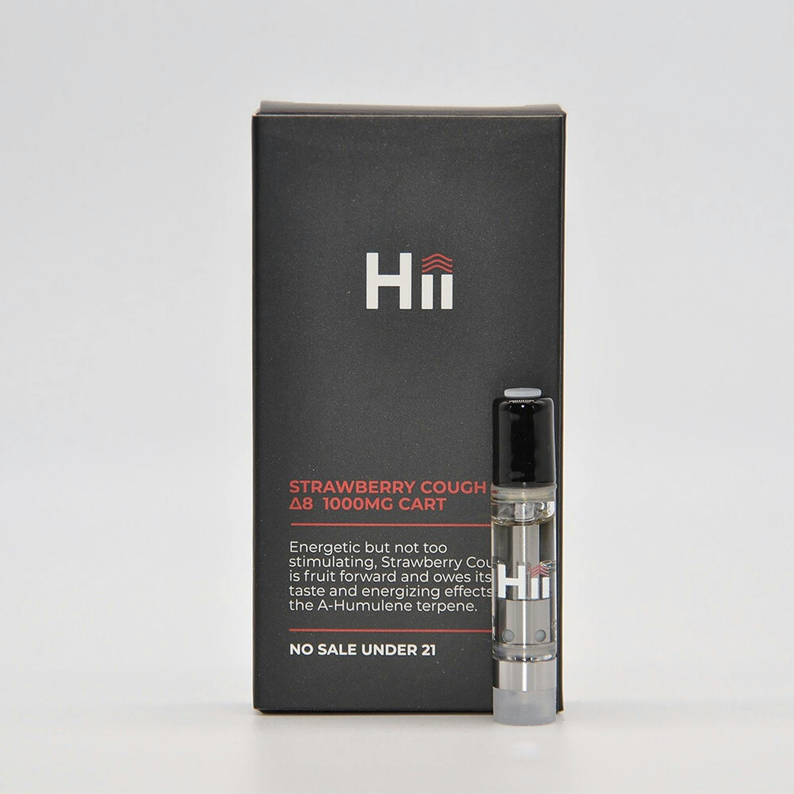 Hii Stick Strawberry Cough Delta 8 Thc Cartridge 1g Leafly