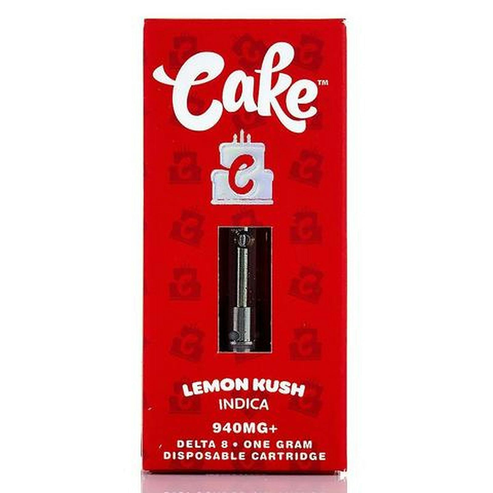Cake CBD Lemon Kush Delta8 THC Cartridge 1g Leafly