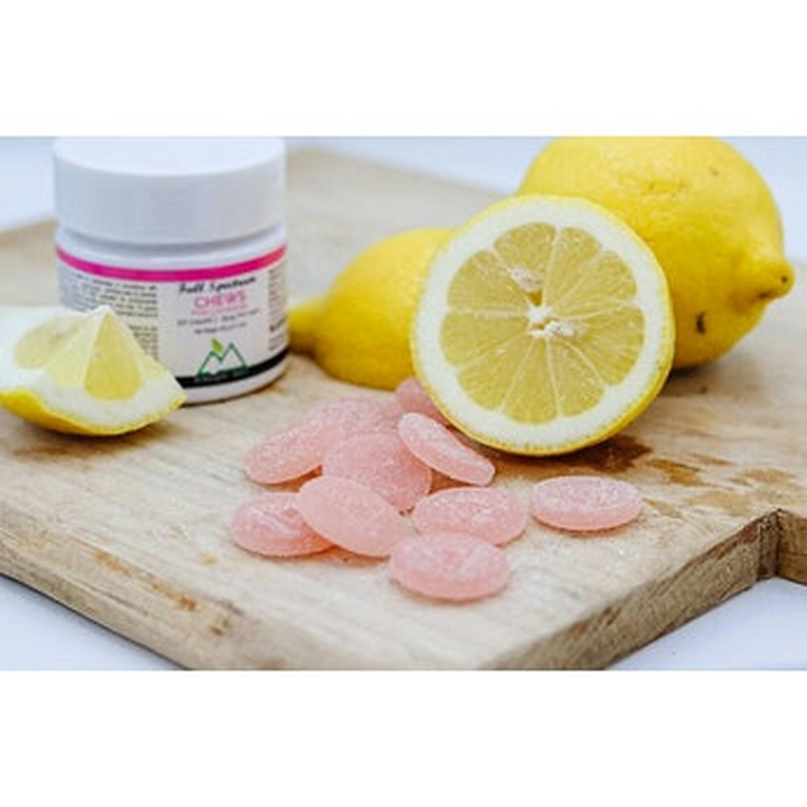 Berkshire Roots Pink Lemonade Full Spectrum Chews 100mg 20 Pack Leafly