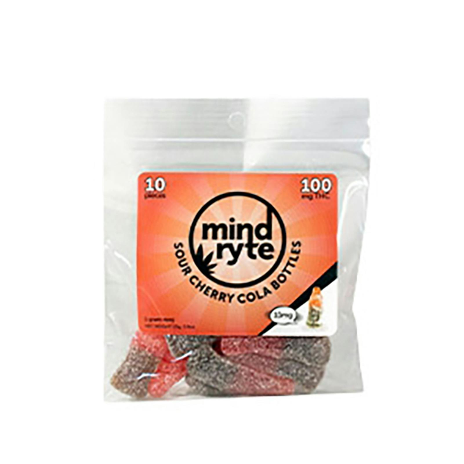 Mind Ryte: Sour Cherry Cola Candy 100mg 10-Pack | Leafly