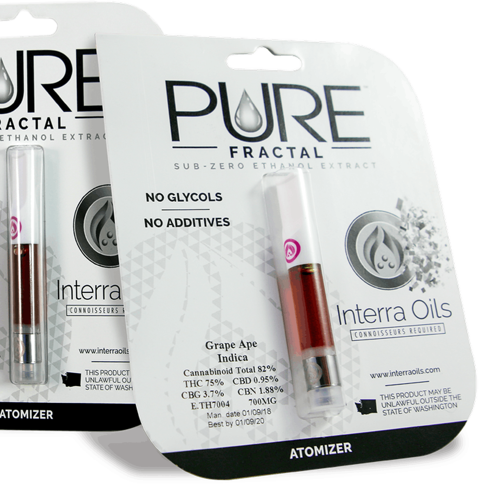 Interra Oils Chocolate Fondue Pure Fractal Cartridge 0.7 Leafly