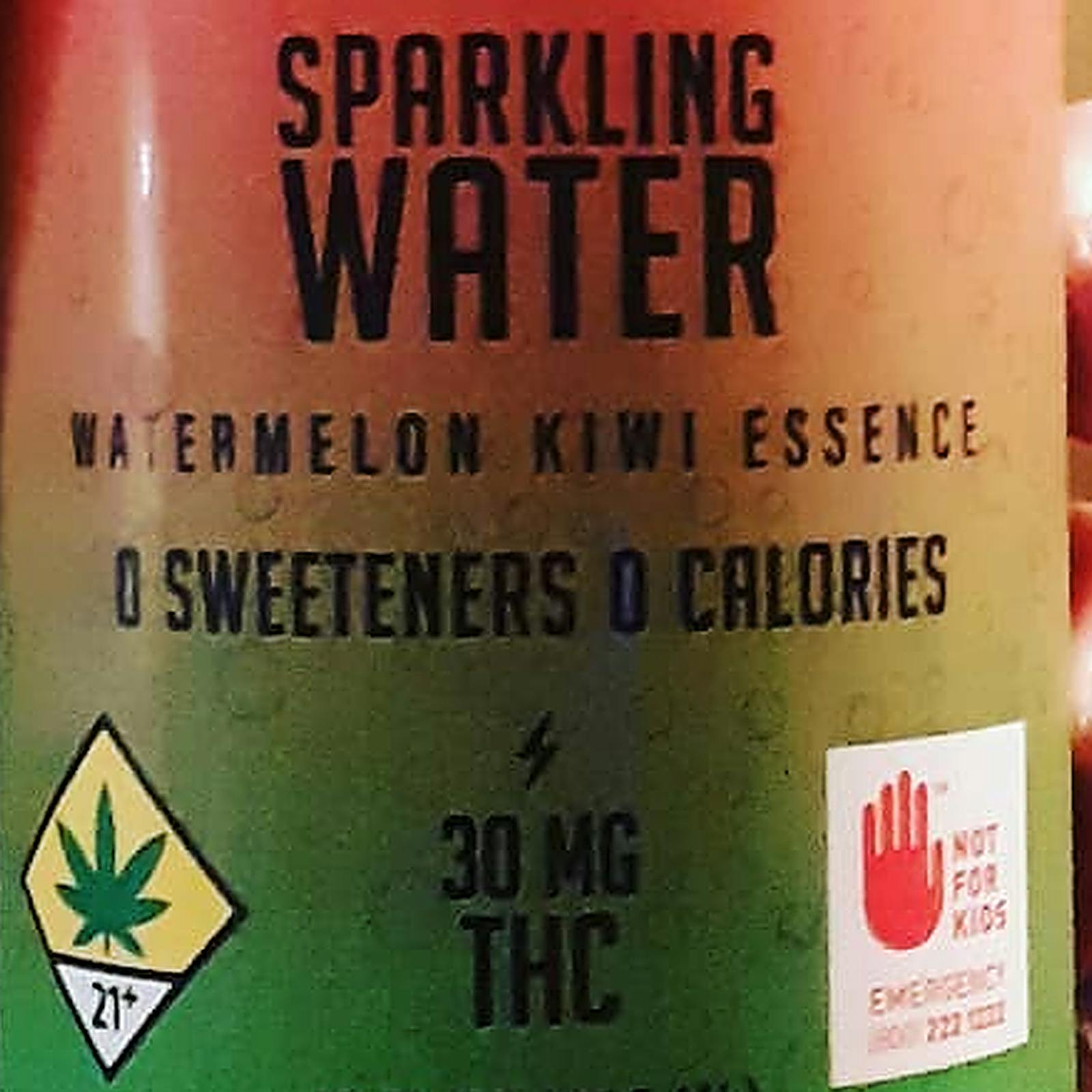 Utopia Sparkling Water Watermelon Kiwi Sparkling Water 30mg Leafly