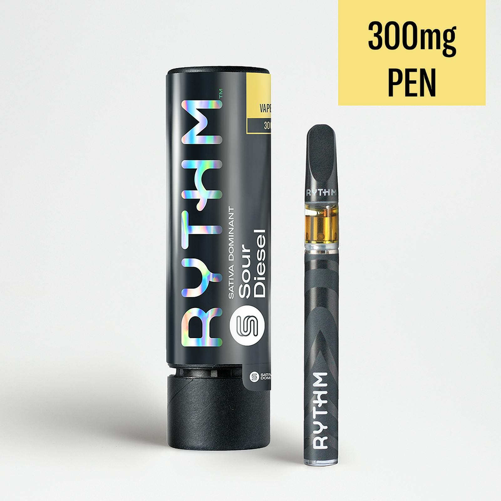 RYTHM RYTHM Sativa Dominant Full Spectrum Vape Pen Sour Diesel 300mg