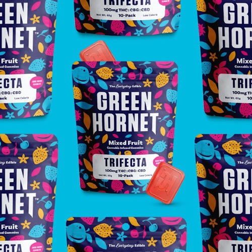 Trifecta Green Hornet Gummies 300mg 10-pack