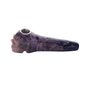 Photo of Amethyst Skull Crystal Pipe