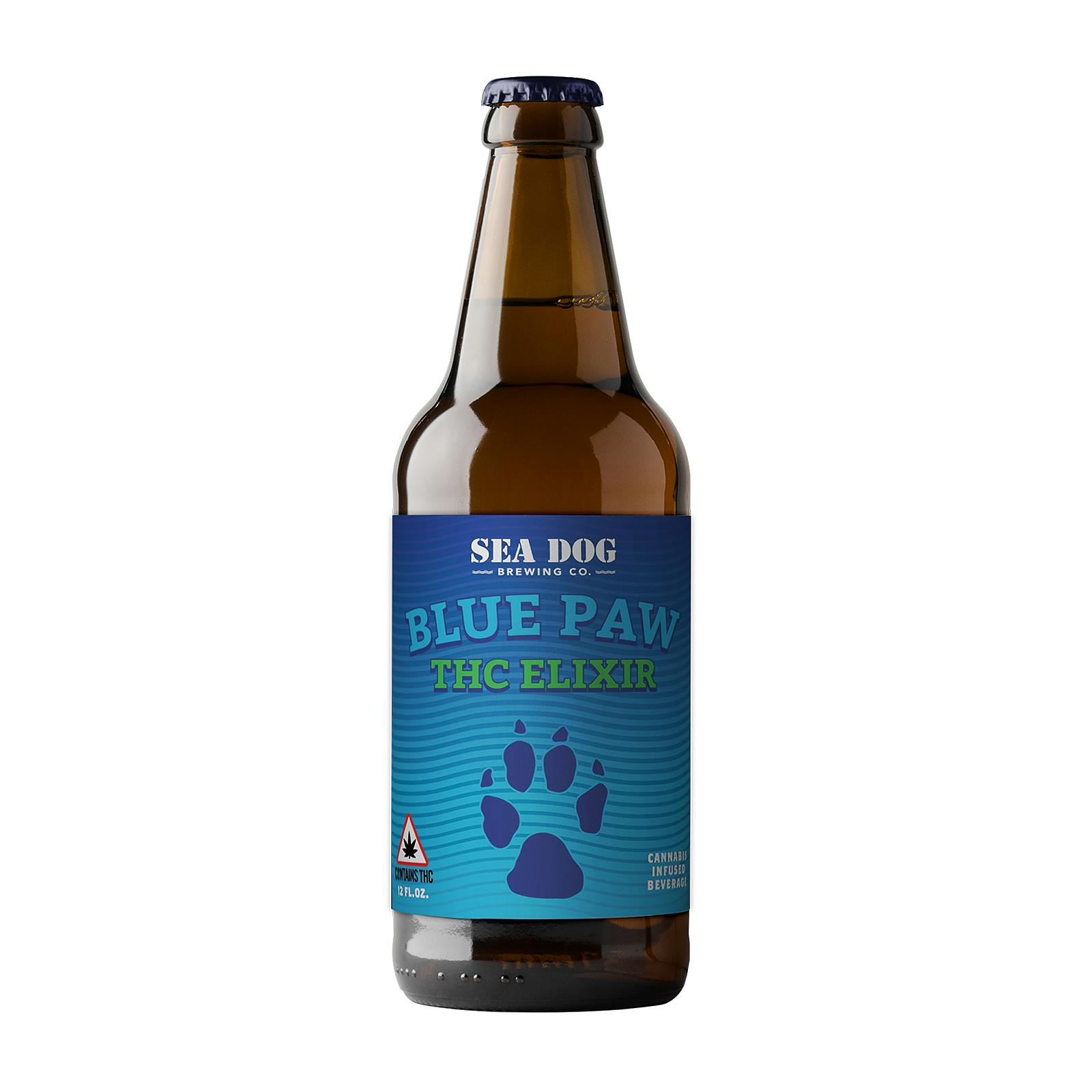 Novel Beverage Co.: Sea Dog Blue Paw THC Elixir 5mg | Leafly