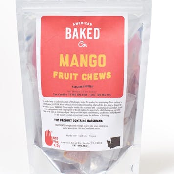 Product image for Mango Fruit Chews 100mg 10-pack